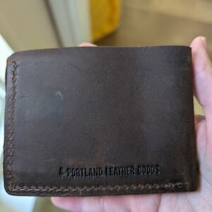 Portland Leather Goods Men's Bifold Wallet, Canyon